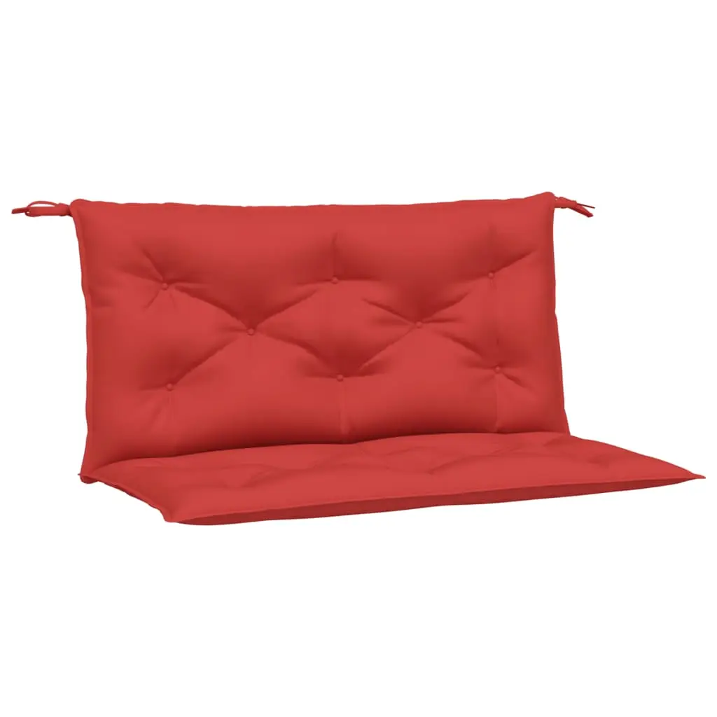 Coussins de banc jardin lot de 2 | Coussins d’extérieur rouge 100x50x7 cm tissu Oxford Maison Chic