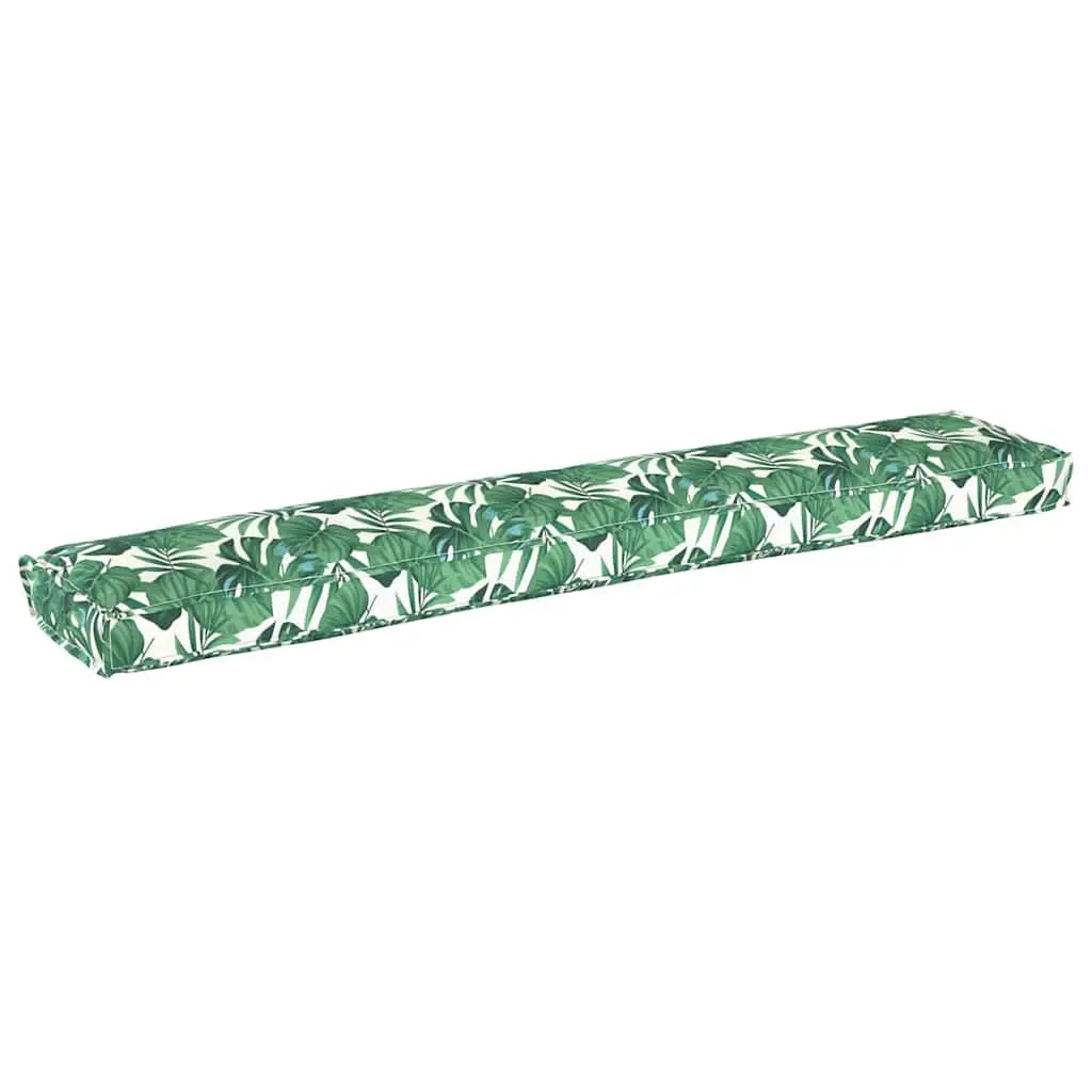 Coussin de palette Motif feuille 200 x 40 x 8 cm Tissu Oxford Maison Chic