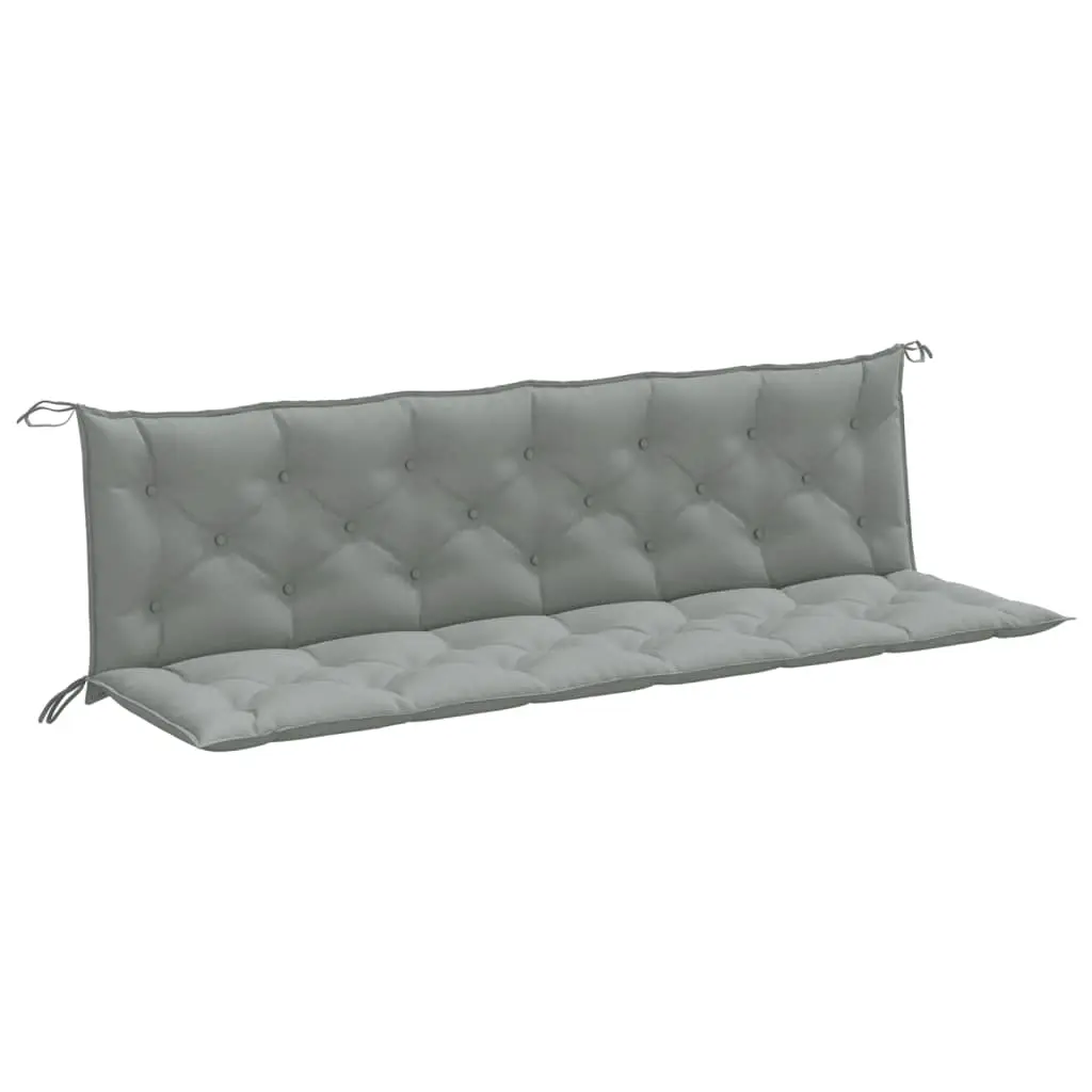 Coussins de banc de jardin lot de 2 | Coussins d’extérieur gris clair mélangé tissu Maison Chic