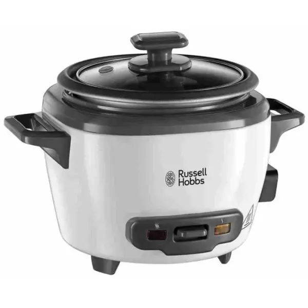 Cuiseur de Riz Electrique – RUSSELL HOBBS – 27020-56 – 200 W – 0,7 L – 200 programmes – 3 portions – Blanc