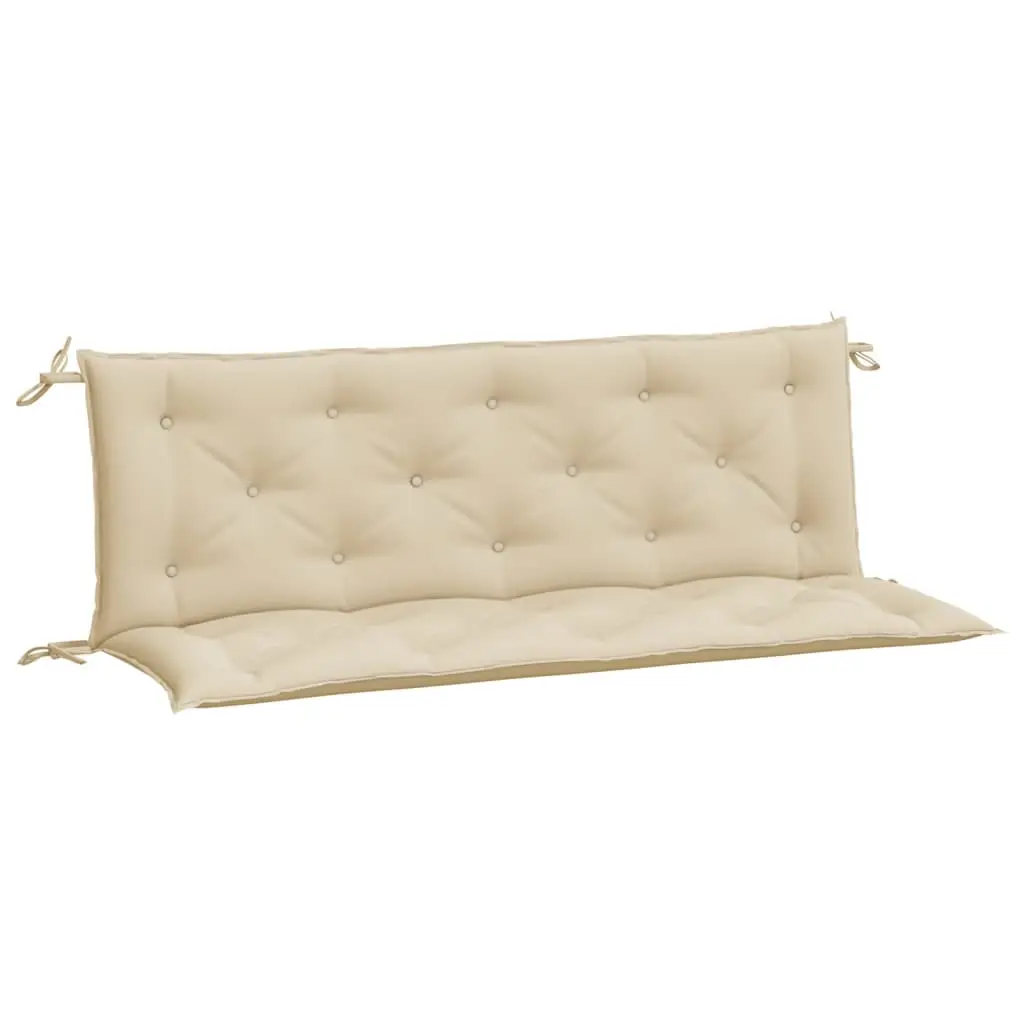 Coussins de banc jardin lot de 2 | Coussins d’extérieur beige 150x50x7 cm tissu Oxford Maison Chic
