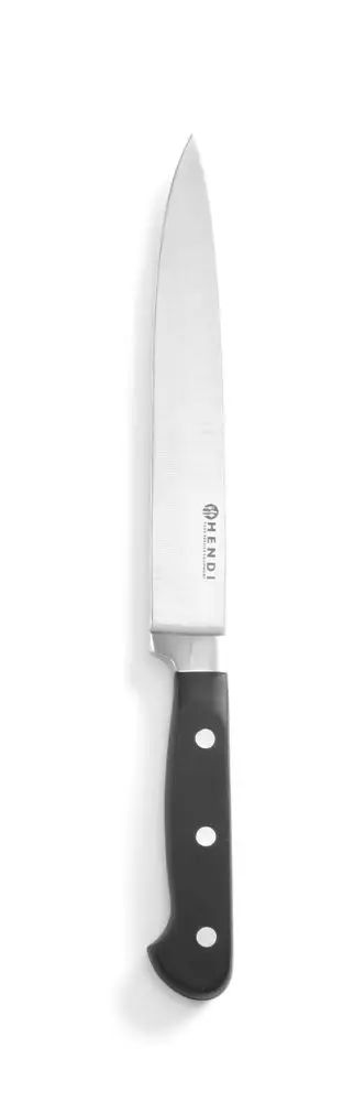 Couteau à découper Kitchen Line Noir (L)330 mm – Hendi