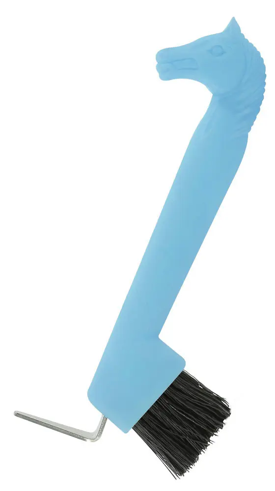 Cure pieds Tête de Cheval – Brosse de nettoyage intégrée – Bleu
