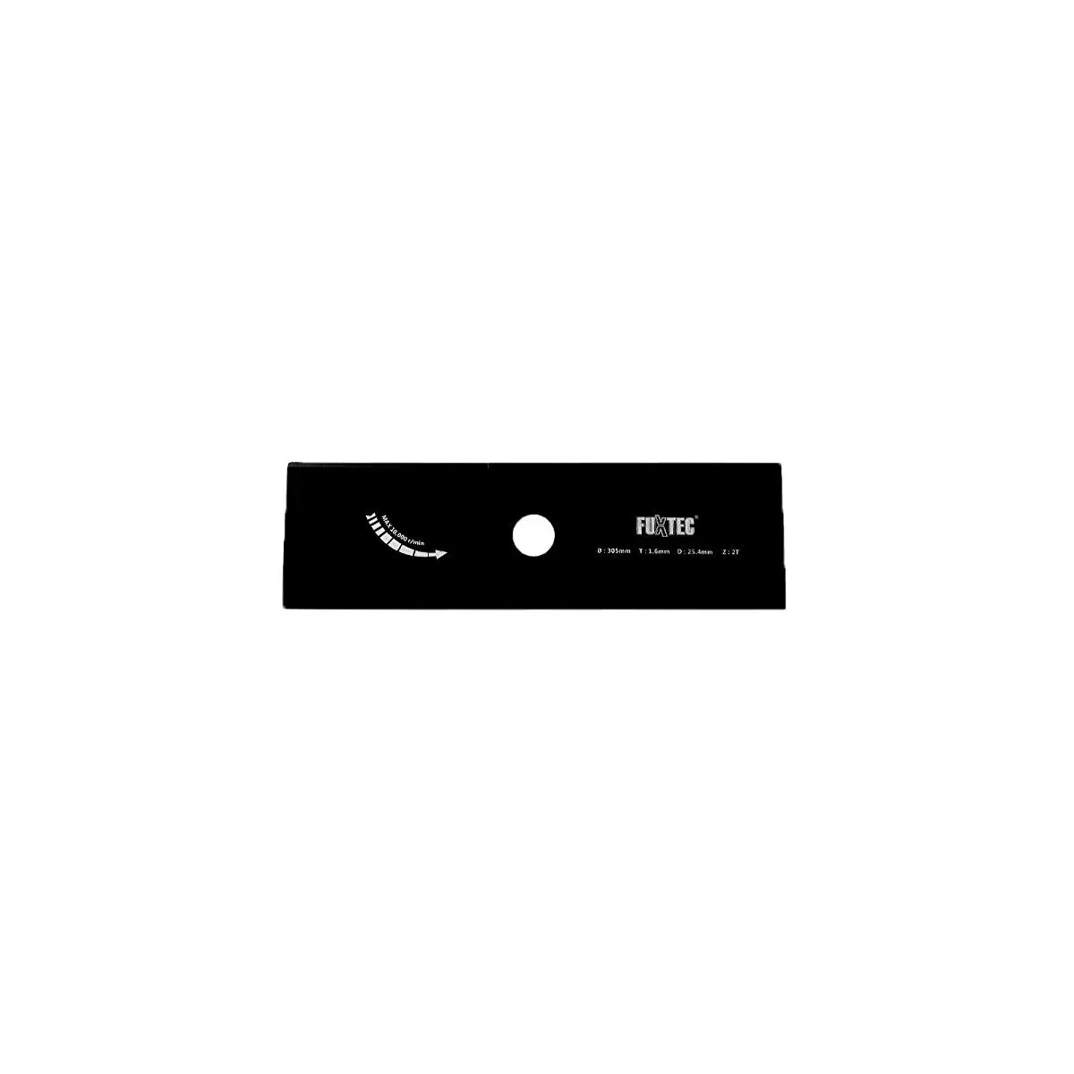 Couteau broyeur 2 dents diamètre 25,4mm FUXTEC débroussailleuses MT152 MS152 MT4en1 MT 2en1