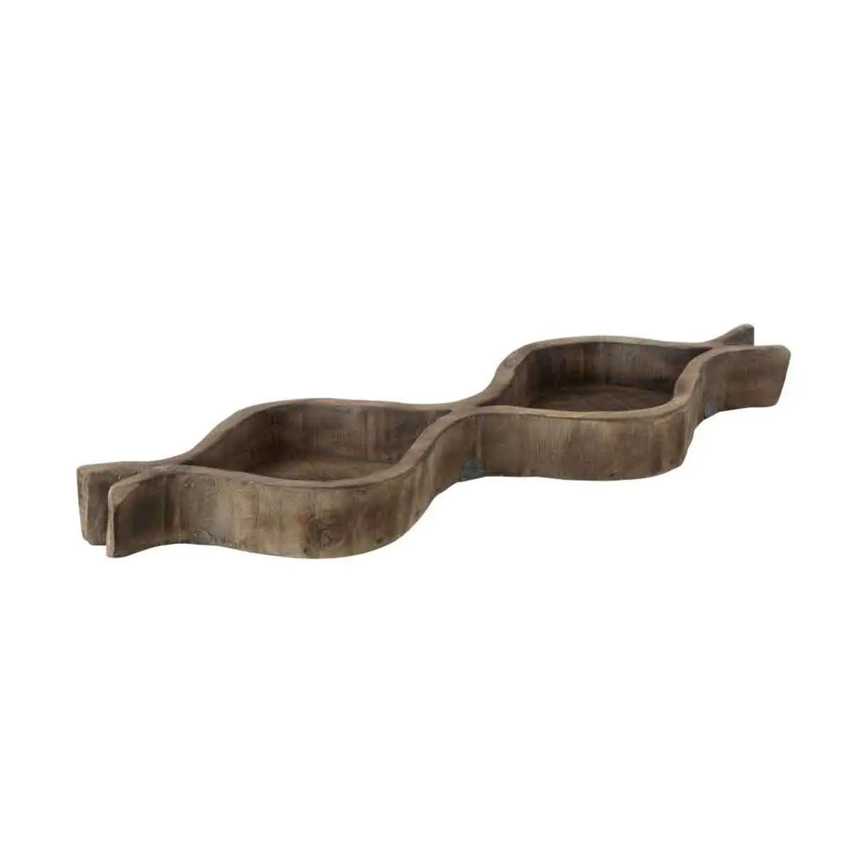 Coupelle Déco «2 Compartiments» 60cm Naturel