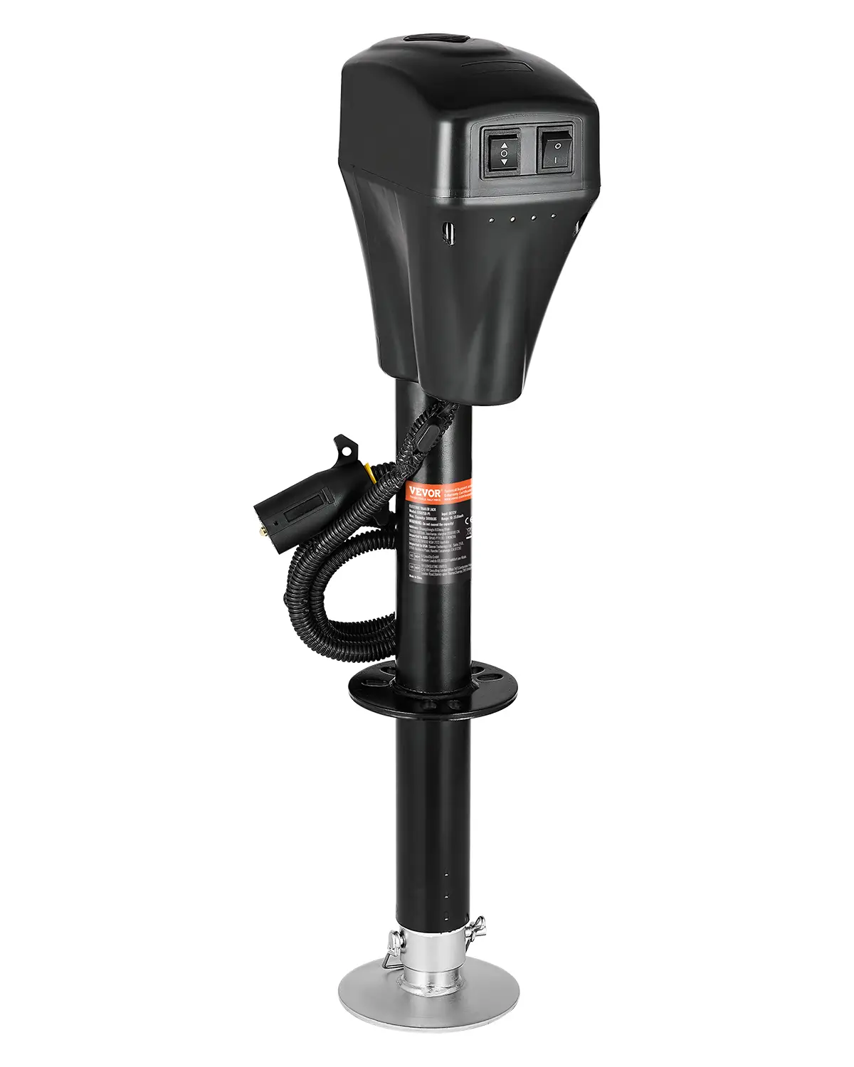 VEVOR Cric remorque électrique 2267kg, connecteur 7 broche, LED.