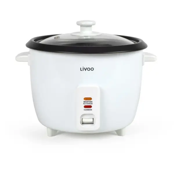 Cuiseur de Riz Electrique LIVOO – 1,5L – panier aluminium – Fonction maintien au chaud