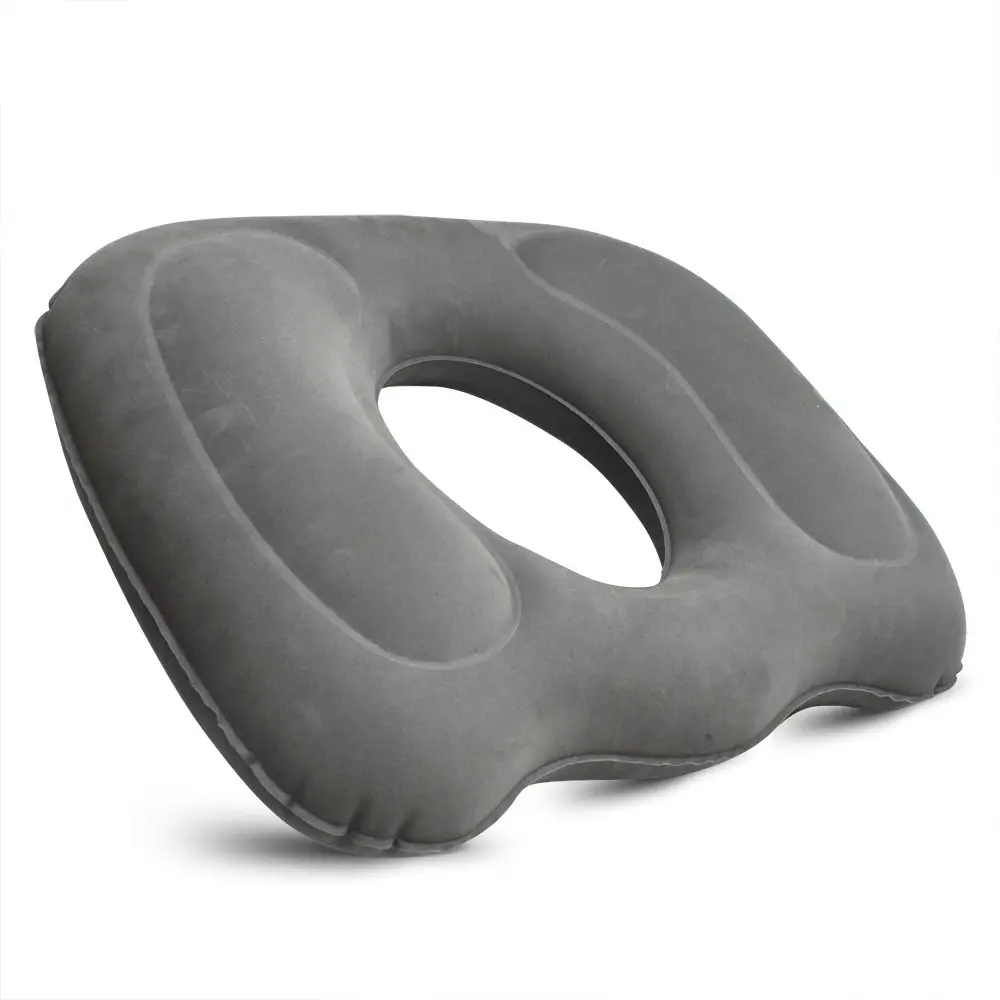 Coussin de siège gonflable 45x39cm – coussin de siège orthopédique rond pour soulager les hémorroïdes, le coccyx ou les douleurs post-partum-Lytech
