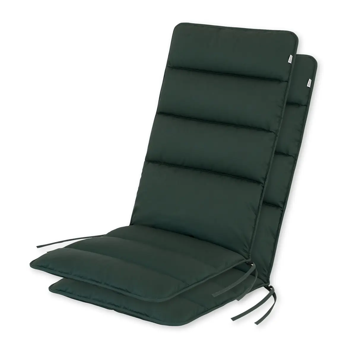 Coussin de dossier haut Flair | 120×48 cm | Vert mousse | Lot de 2