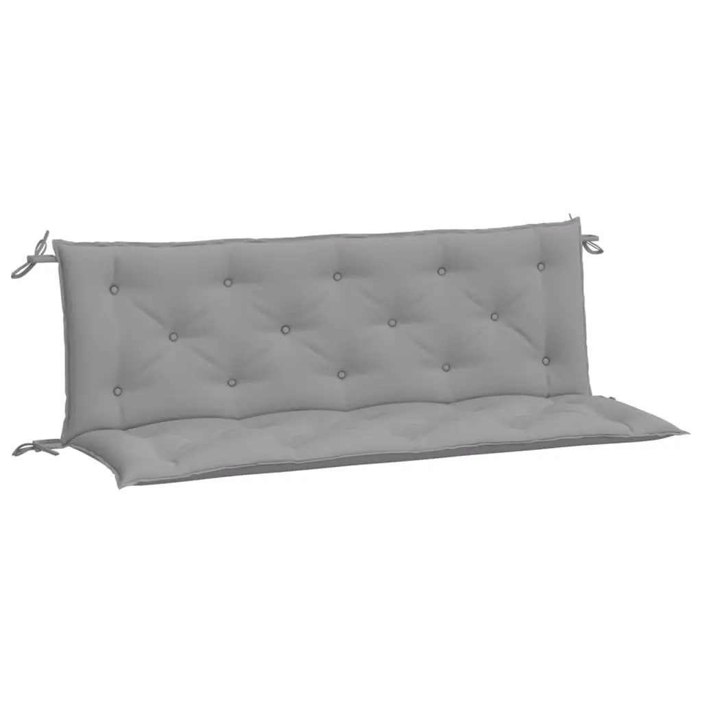 Coussins de banc jardin lot de 2 | Coussins d’extérieur gris 150x50x7 cm tissu Oxford Maison Chic