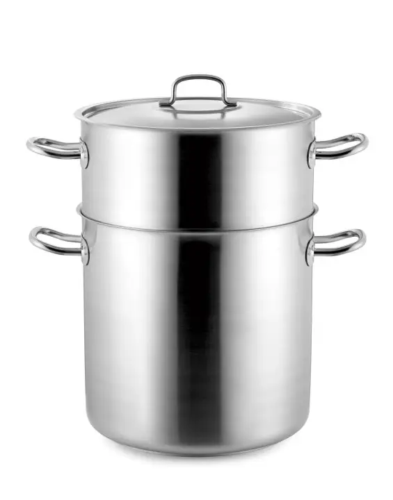 Couscoussier Professionnel Inox – Forme Droite – Ø 28 cm – Pujadas