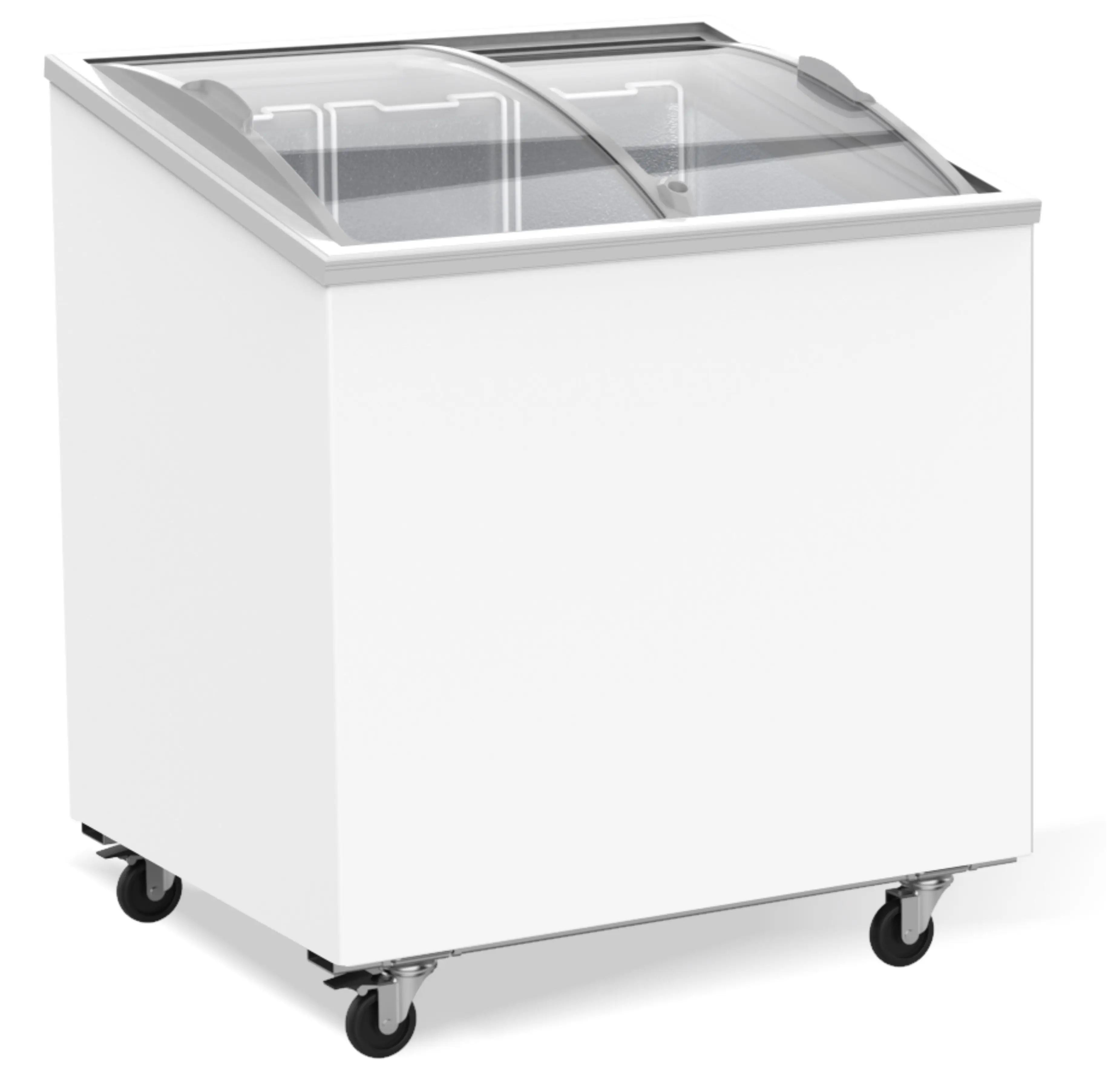 Congélateur Coffre Couvercle en Verre – 200 Litres – Combisteel