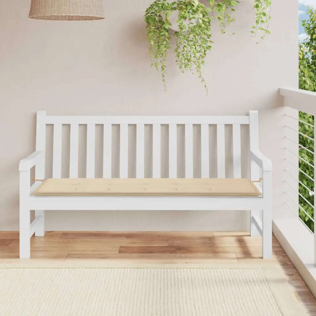 Coussin de banc de jardin Beige 150 X 50 cm – Prolenta Premium