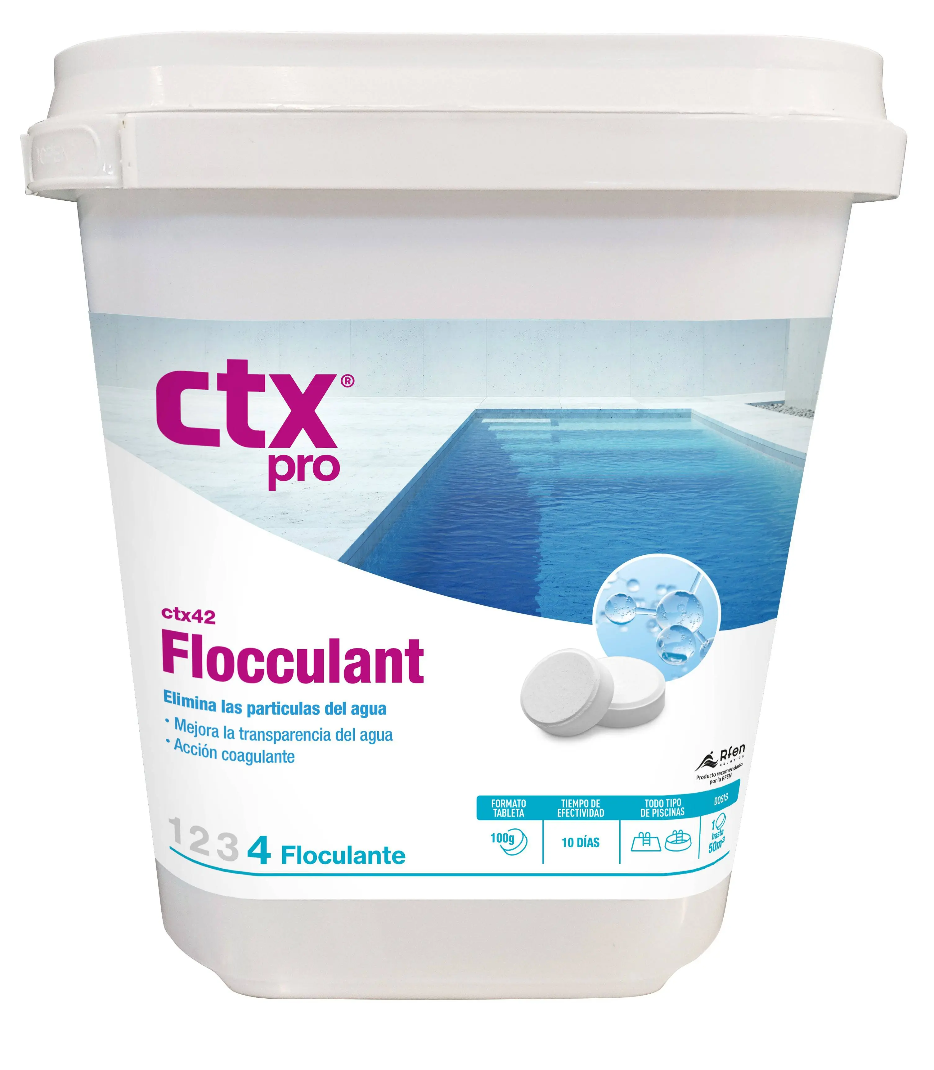 Comprimés floculants CTX-42 100gr