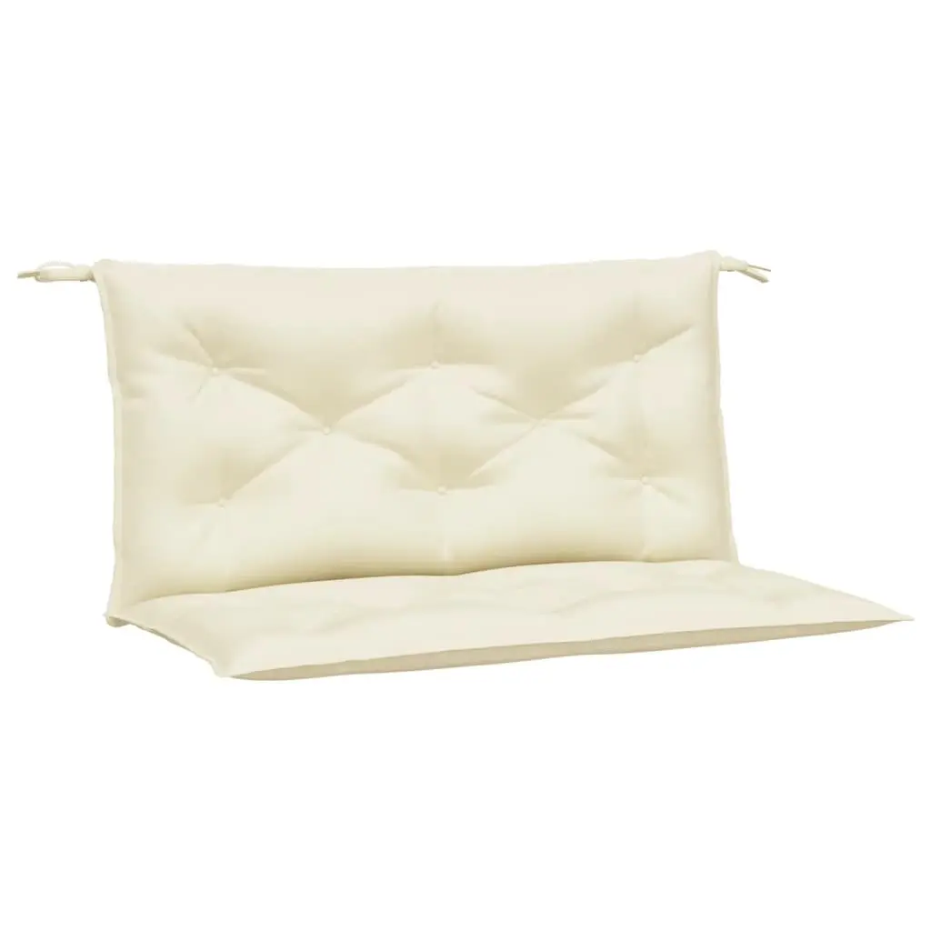 Coussins de banc jardin lot de 2 | Coussins d’extérieur crème 100x50x7 cm tissu oxford Maison Chic