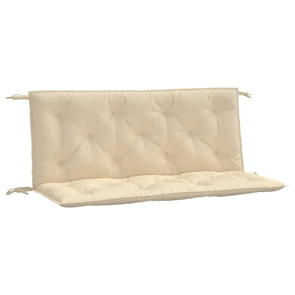 Coussins de banc jardin lot de 2 | Coussins d’extérieur beige 120x50x7 cm tissu Oxford Maison Chic