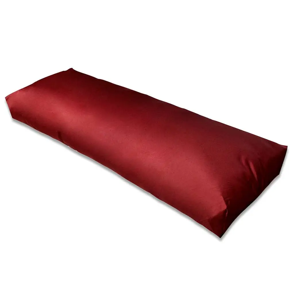 Coussin de Dossier Polyester Rembourré pour Banc Palette Jardin Bordeaux 120x40x10cm – ComfortXL Outdoor Living