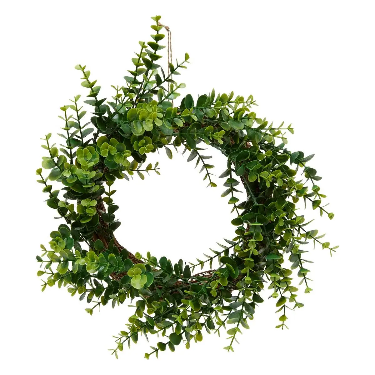 Couronne d’Eucalyptus Artificiel «Walker» 41cm Vert