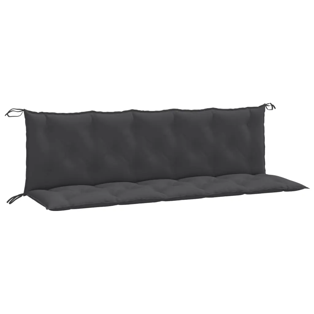 Coussins de banc de jardin lot de 2 | Coussins d’extérieur anthracite mélangé tissu Maison Chic
