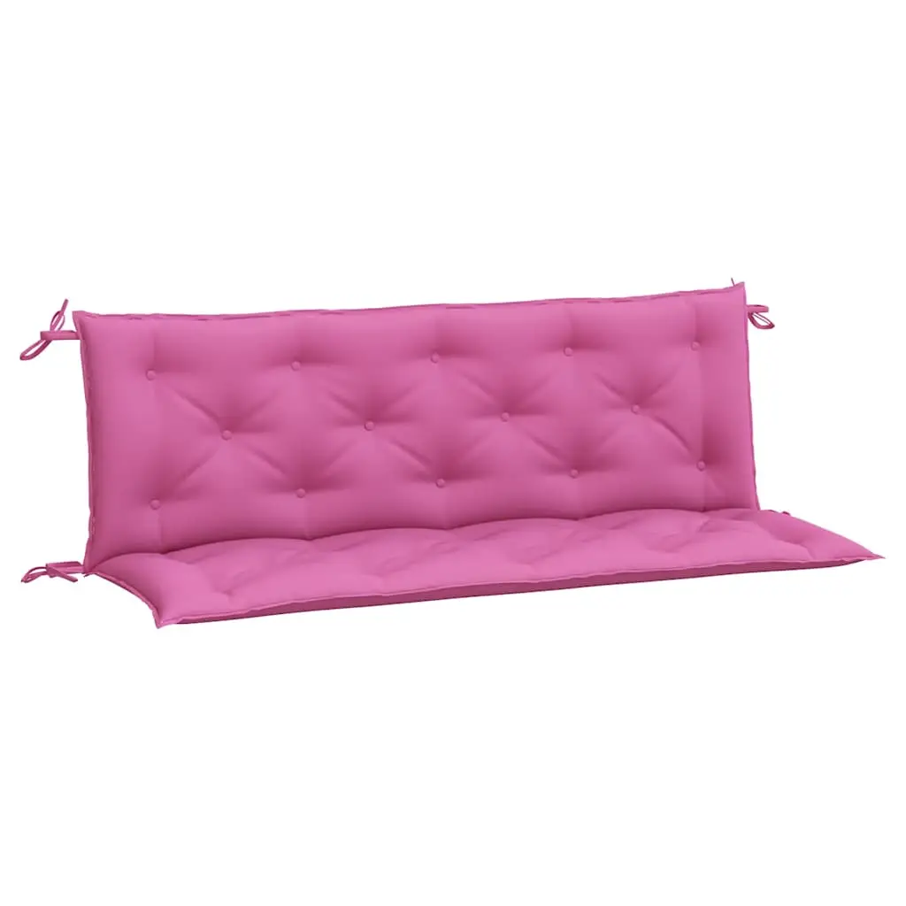 Coussins de banc de jardin lot de 2 | Coussins d’extérieur rose 150x50x7 cm tissu Maison Chic