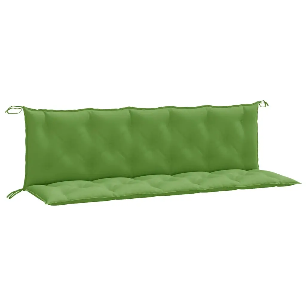 Coussins de banc de jardin lot de 2 | Coussins d’extérieur vert mélangé tissu Maison Chic