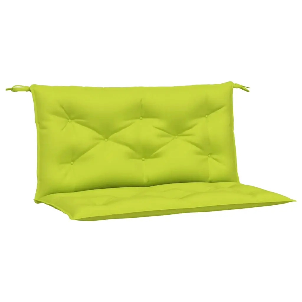 Coussins de banc de jardin lot de 2 | Coussins d’extérieur vert vif tissu Oxford Maison Chic