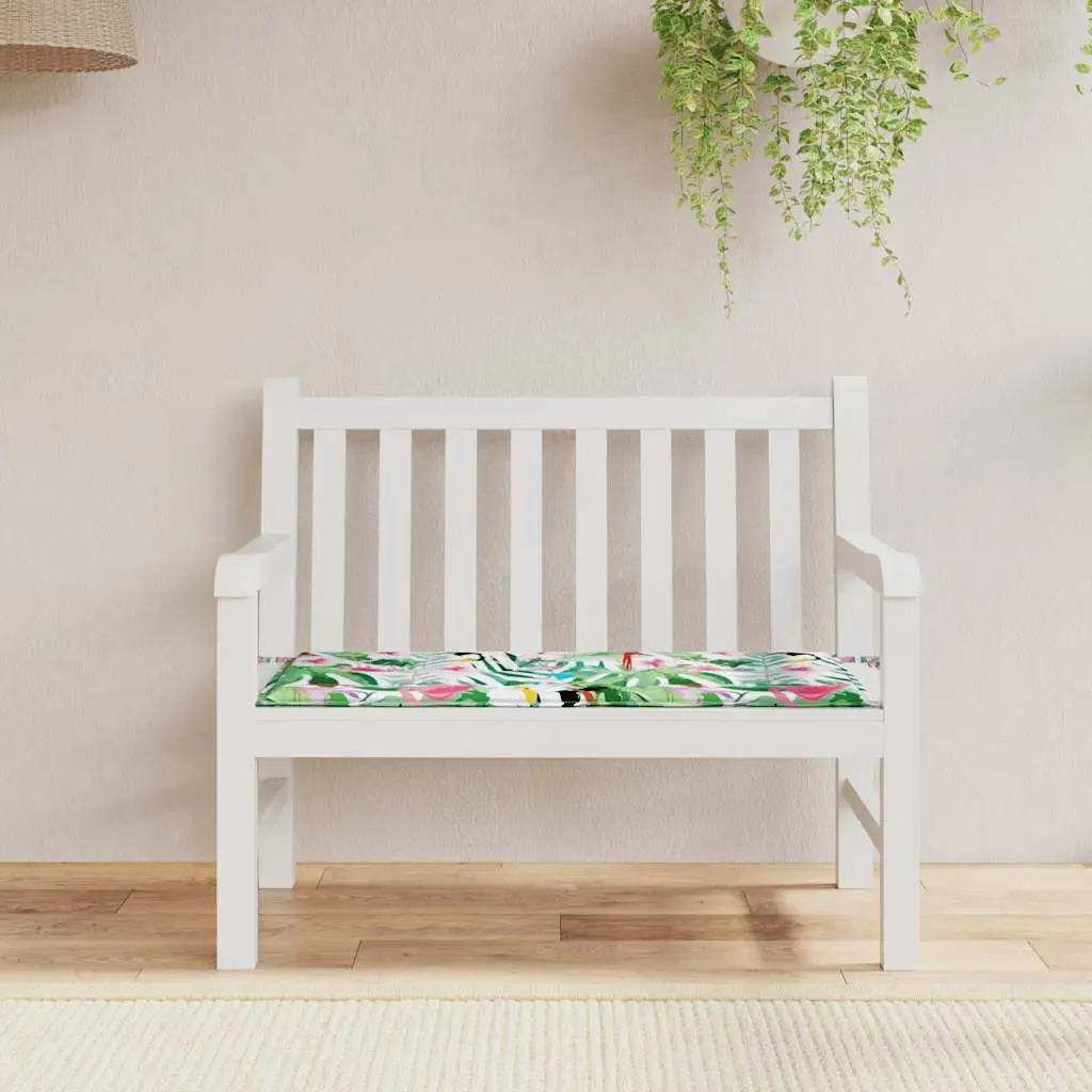 Coussin de Banc de Jardin Tissu Oxford Confortable Déco Florale Multicolore 120x50cm – ComfortXL Outdoor Living