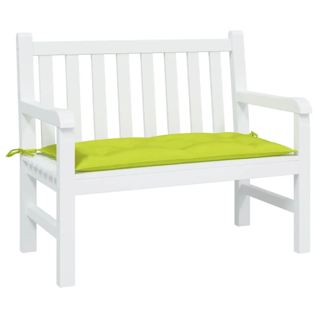 Coussin d’Assise pour Banc Tissu Oxford Déperlant pour Mobilier de Jardin Vert Vif 100x50x7 cm – ComfortXL Outdoor Living