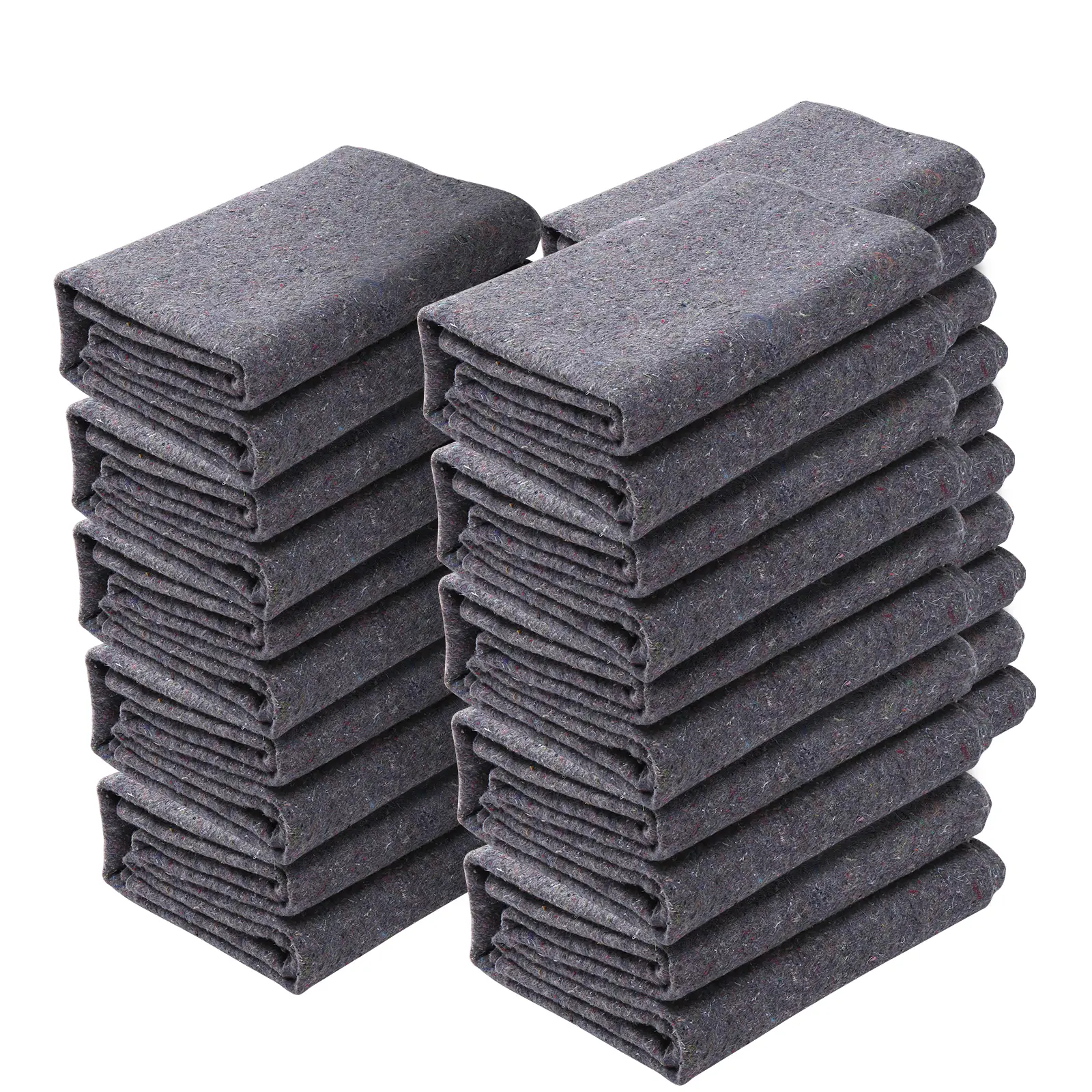 VEVOR Couvertures déménagement meubles, lot 12. 1829×1372 mm, coton recyclé. Protection meubles, sols.