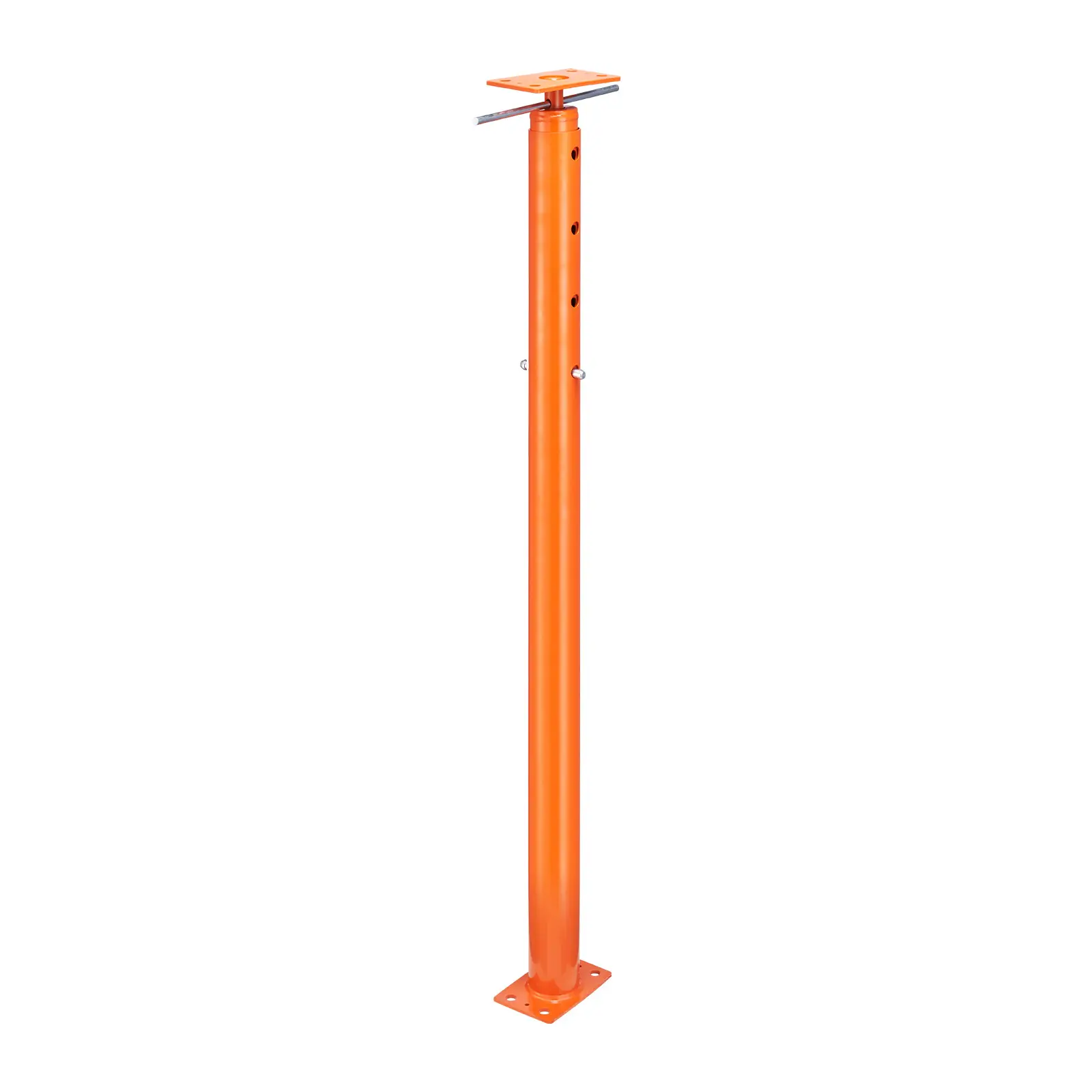 VEVOR Cric sol maison, ht. 53-93 pouces, charge max 18000 lb, poteau sous-sol poutre réglable.