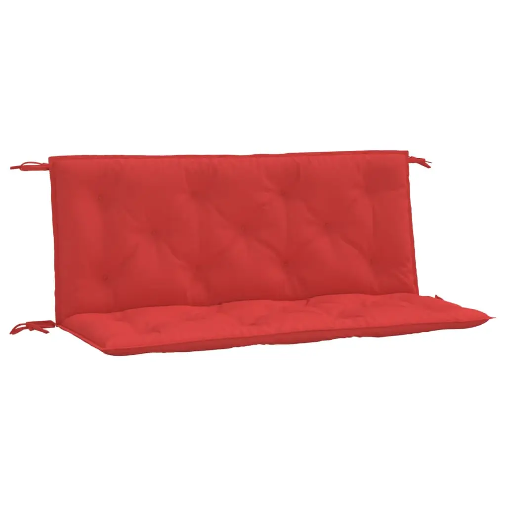 Coussins de banc jardin lot de 2 | Coussins d’extérieur rouge 120x50x7 cm tissu Oxford Maison Chic