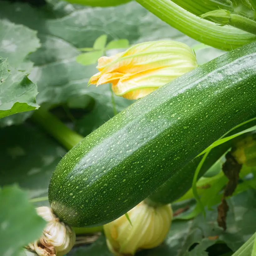 Courgette Verte non coureuse des maraîchers Bio le sachet de 15 graines environ (2g)