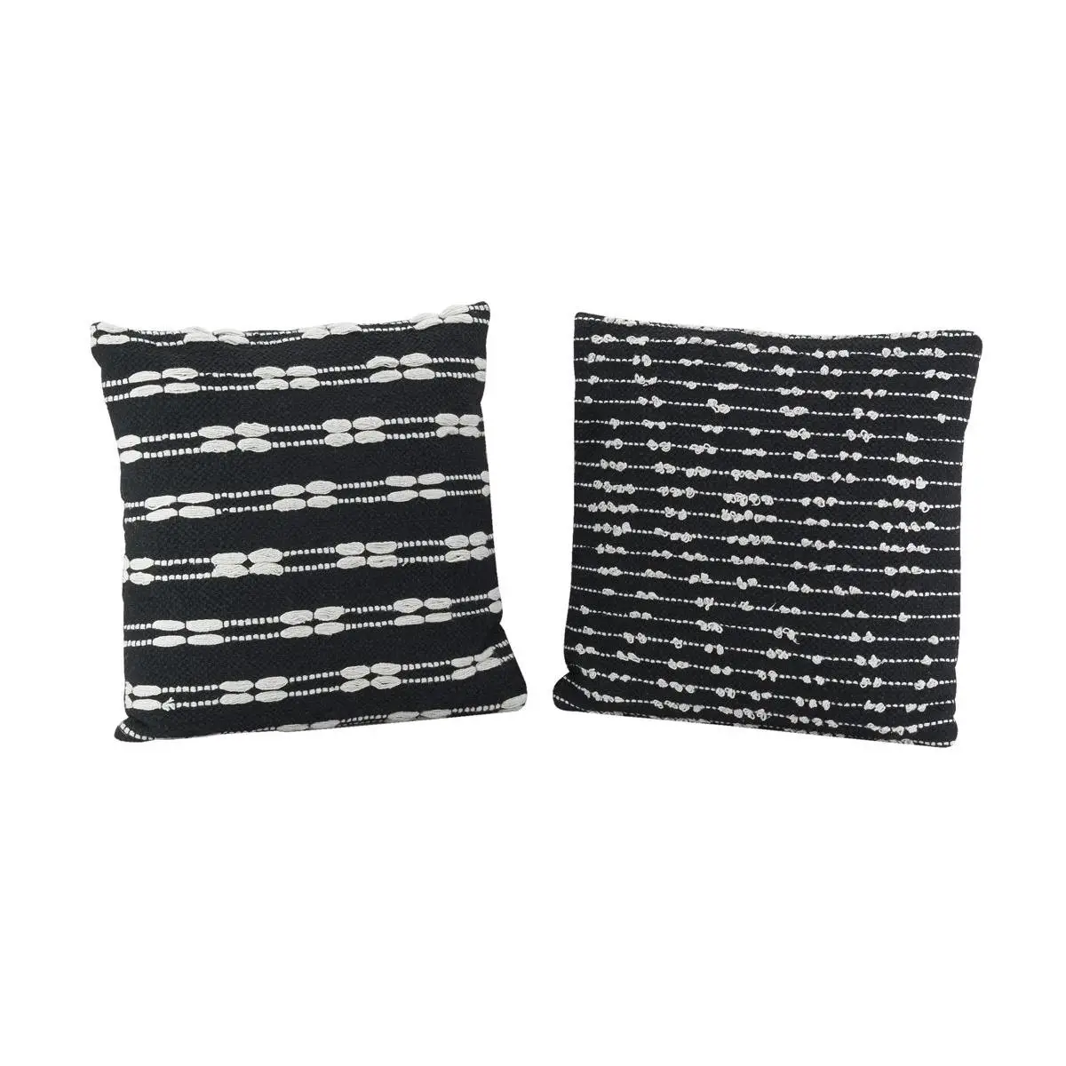 Coussins en coton graphiques (Lot de 2)
