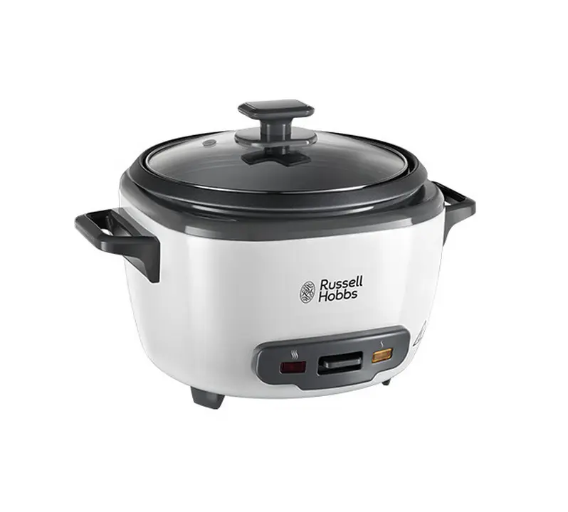 Cuiseur de Riz Electrique RUSSELL HOBBS – 27040-56 – Capacité 2L – Jusqu’a 10 portions de riz – Cuve amovible antiadhésive – 500W
