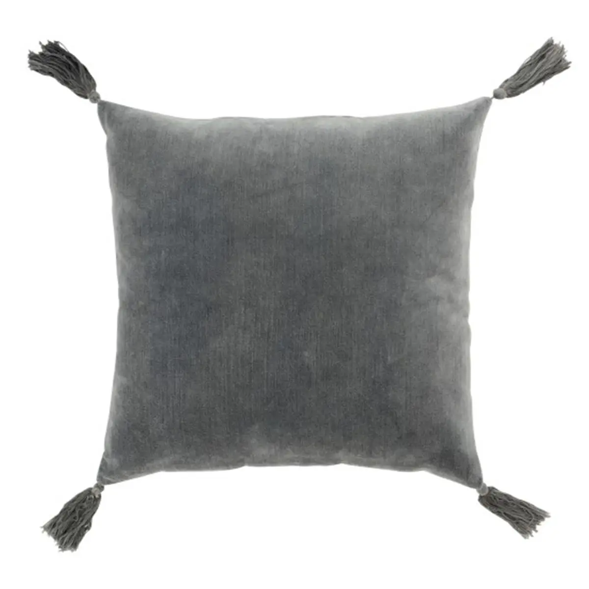 Coussin Déco Déhoussable «Flok» 45x45cm Gris