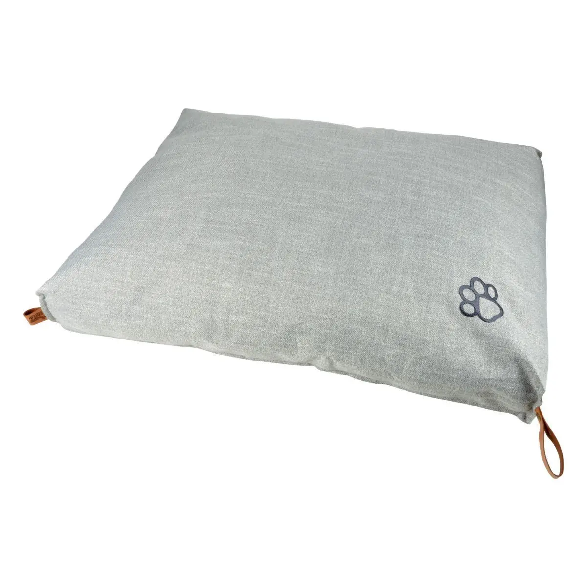 Coussin Rectangle Chien & Chat «City» 100cm Gris Clair