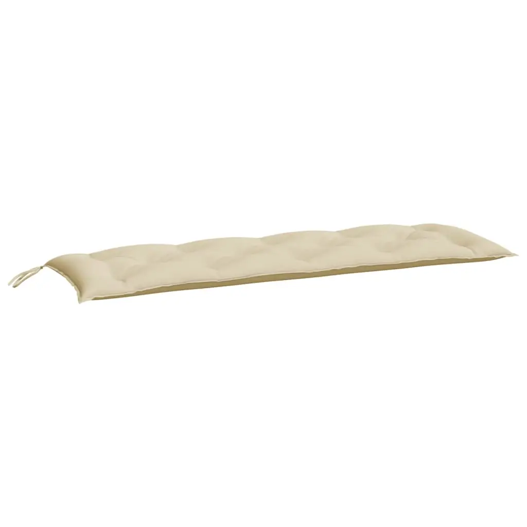 Coussin de banc de jardin beige 150x50x7 cm tissu oxford P101