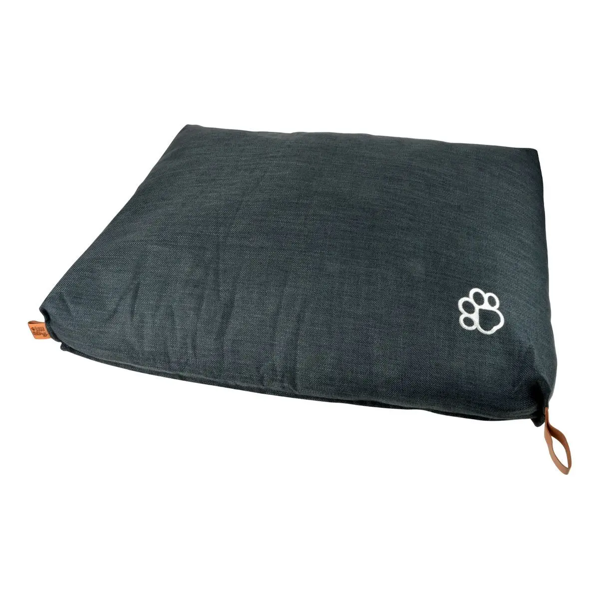 Coussin Rectangle Chien & Chat «City» 80cm Anthracite