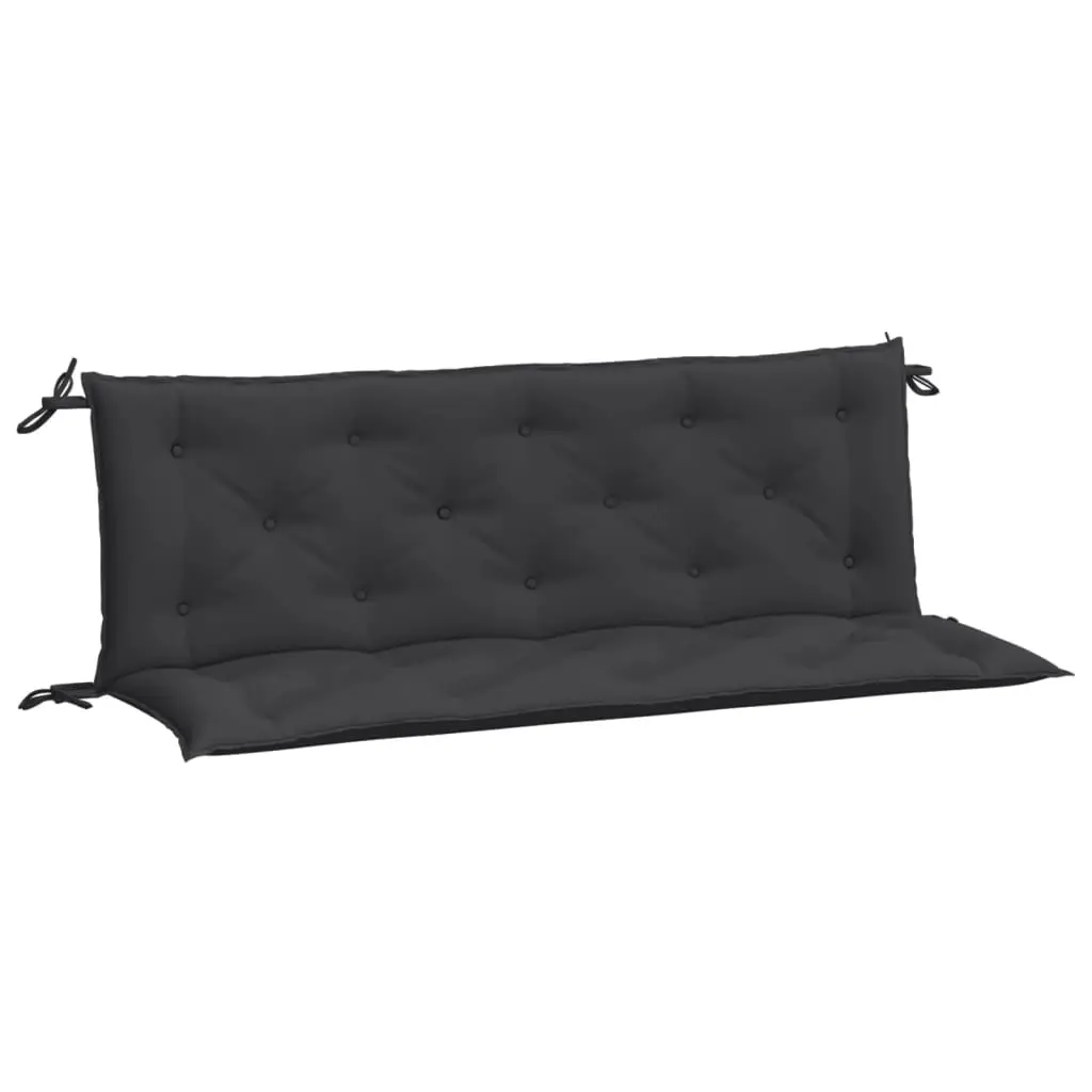 Coussins de banc jardin lot de 2 | Coussins d’extérieur noir 150x50x7 cm tissu Oxford Maison Chic