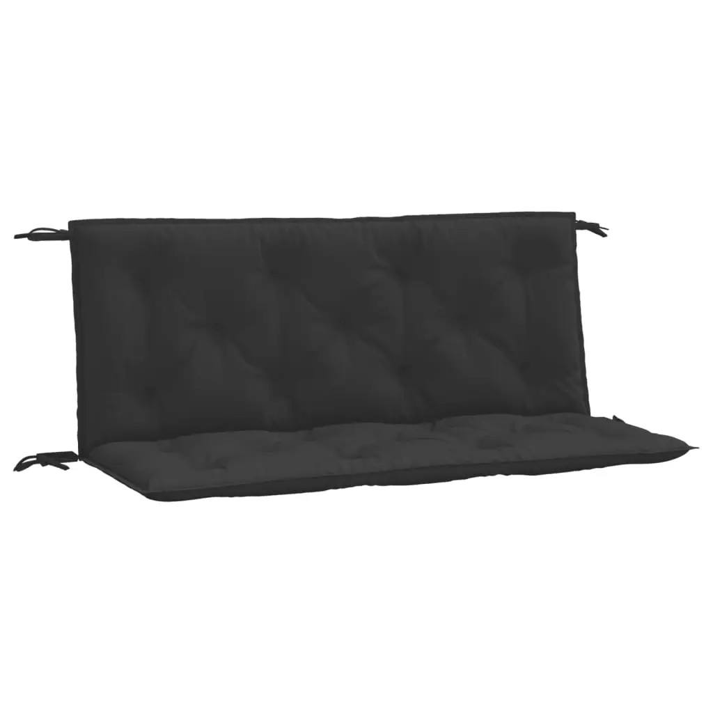 Coussins de banc jardin lot de 2 | Coussins d’extérieur noir 120x50x7 cm tissu Oxford Maison Chic