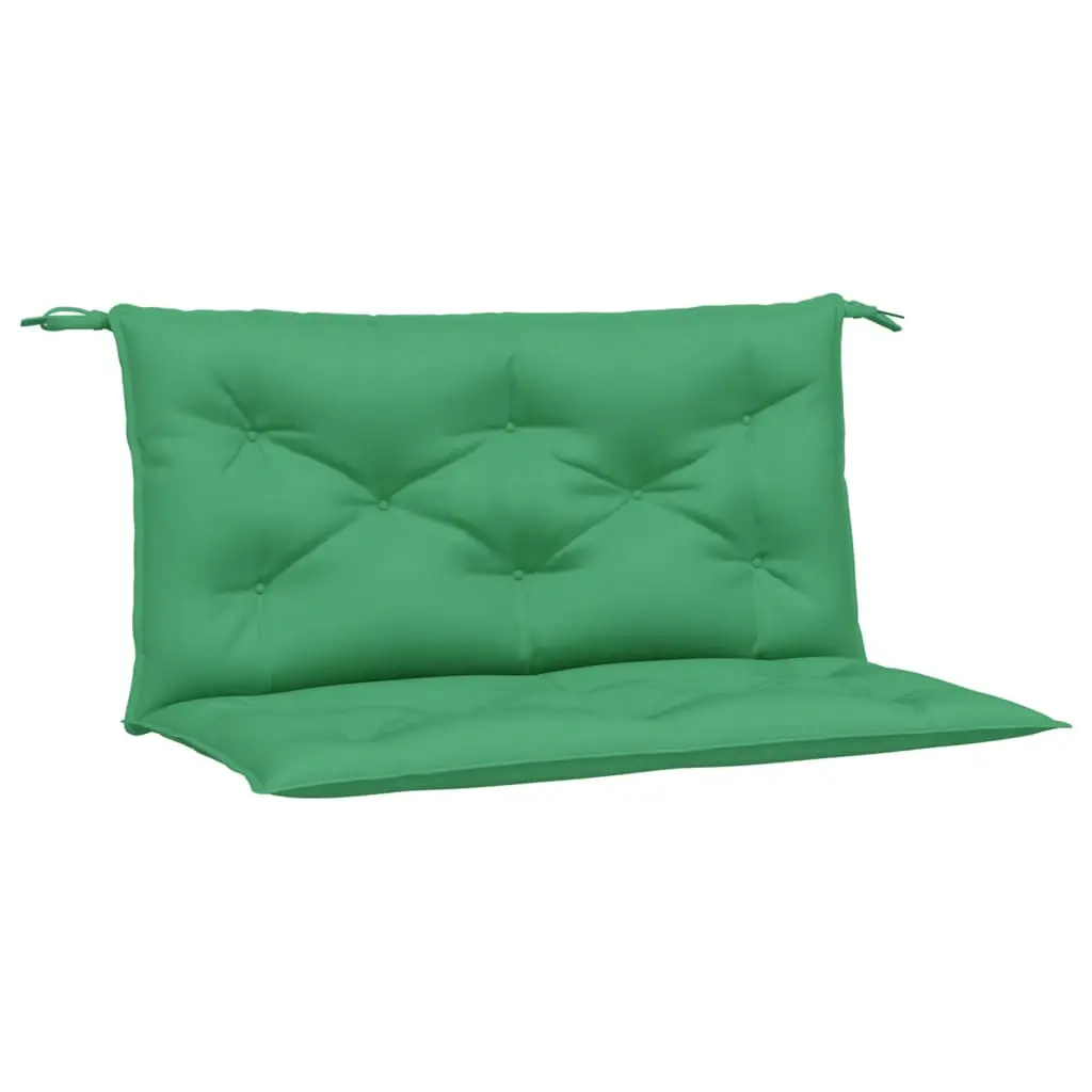 Coussins de banc jardin lot de 2 | Coussins d’extérieur vert 100x50x7 cm tissu Oxford Maison Chic