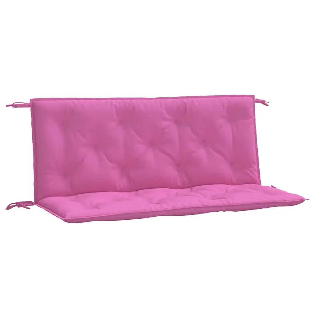 Coussins de banc de jardin lot de 2 | Coussins d’extérieur rose 120x50x7 cm tissu Maison Chic
