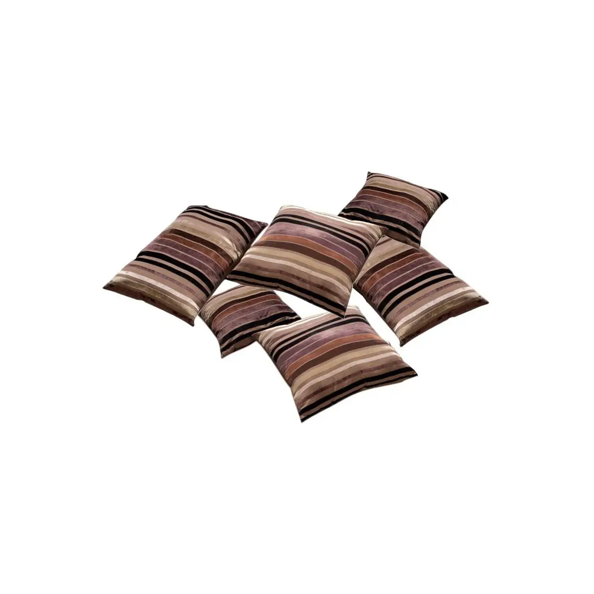 Coussins déhoussables Décor charme en coton (Lot de 6)