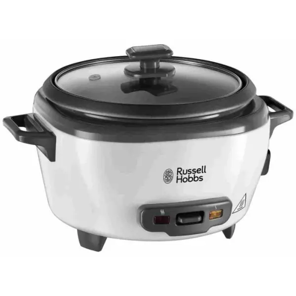 Cuiseur de Riz Electrique – RUSSELL HOBBS – 27030-56 – 300 W – 1,4 L – 200 programmes – 6 portions – Blanc
