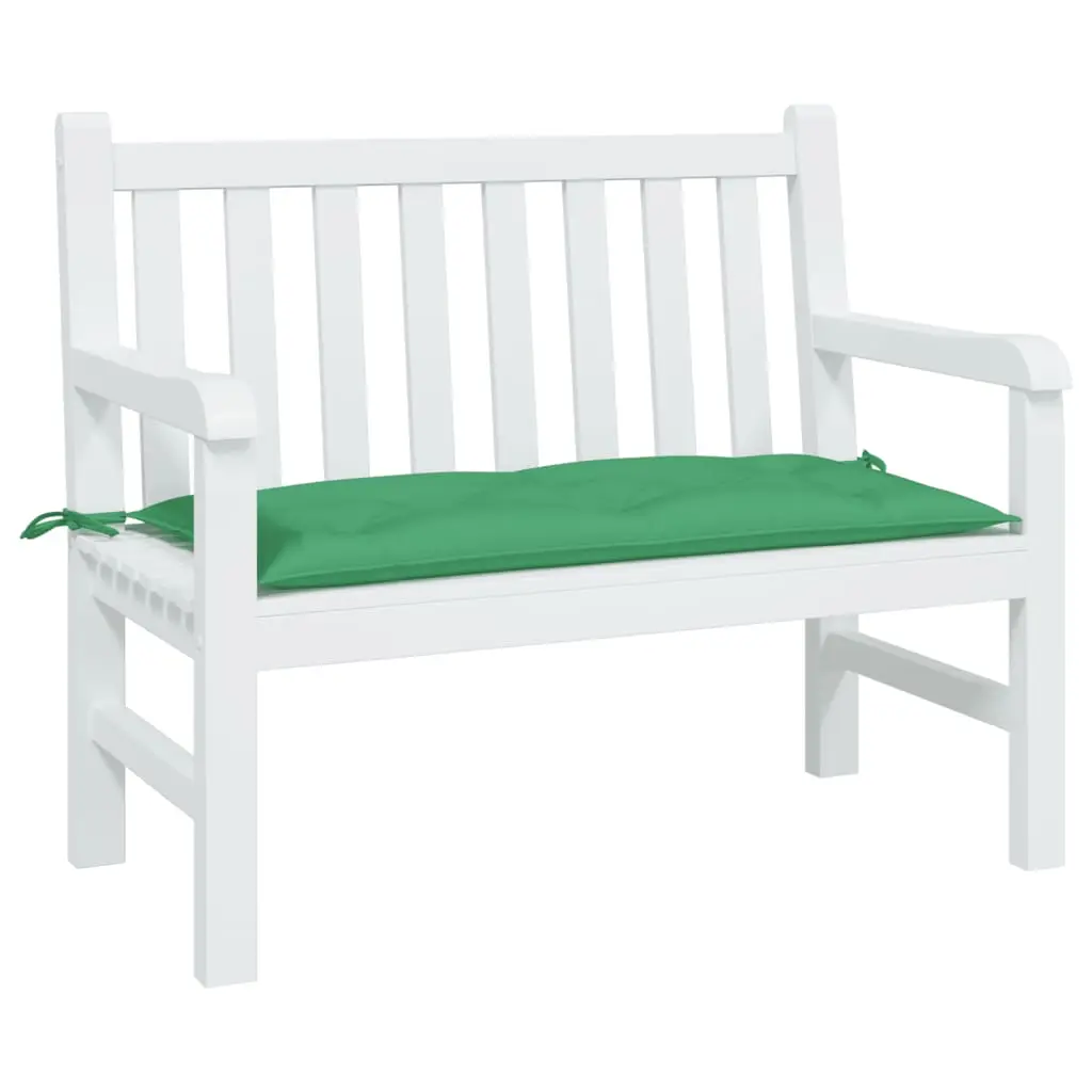 Coussin d’Assise pour Banc Tissu Oxford Déperlant pour Mobilier de Jardin Vert 100x50x7 cm – ComfortXL Outdoor Living