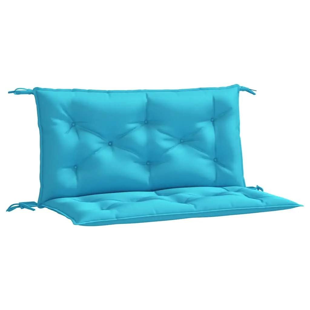 Coussins de banc de jardin lot de 2 | Coussins d’extérieur turquoise 100x50x7 cm tissu Maison Chic