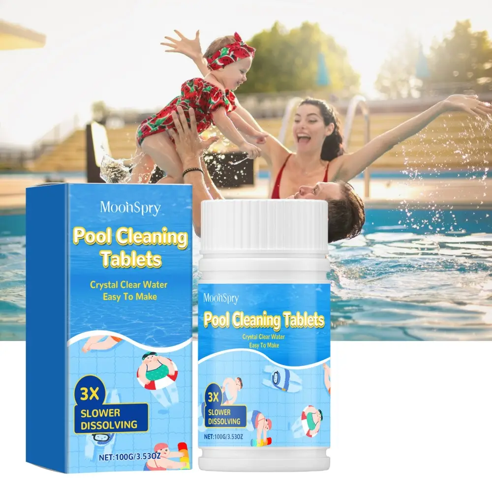 ComprimÃ©s de nettoyage pour piscine 100g MCBOSON