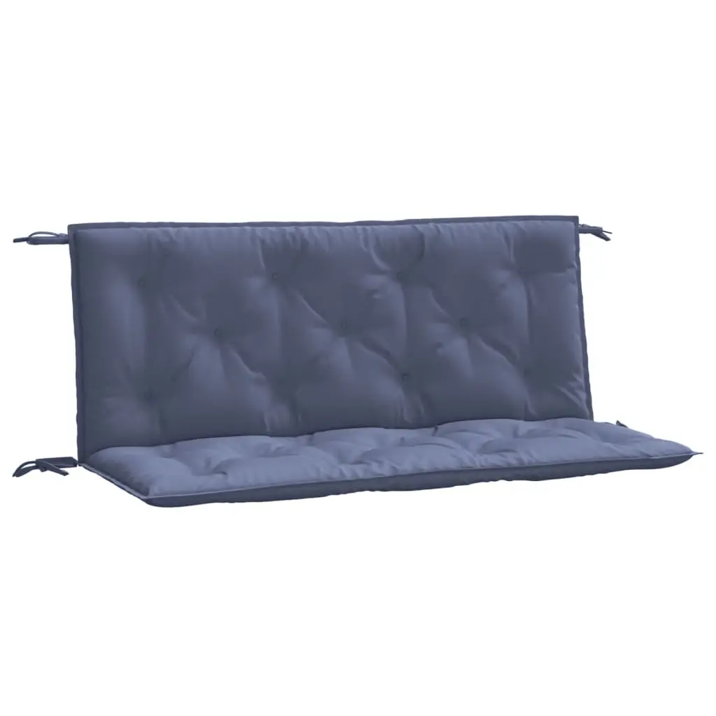 Coussins de banc de jardin lot de 2 | Coussins d’extérieur bleu marine 120x50x7 cm Maison Chic
