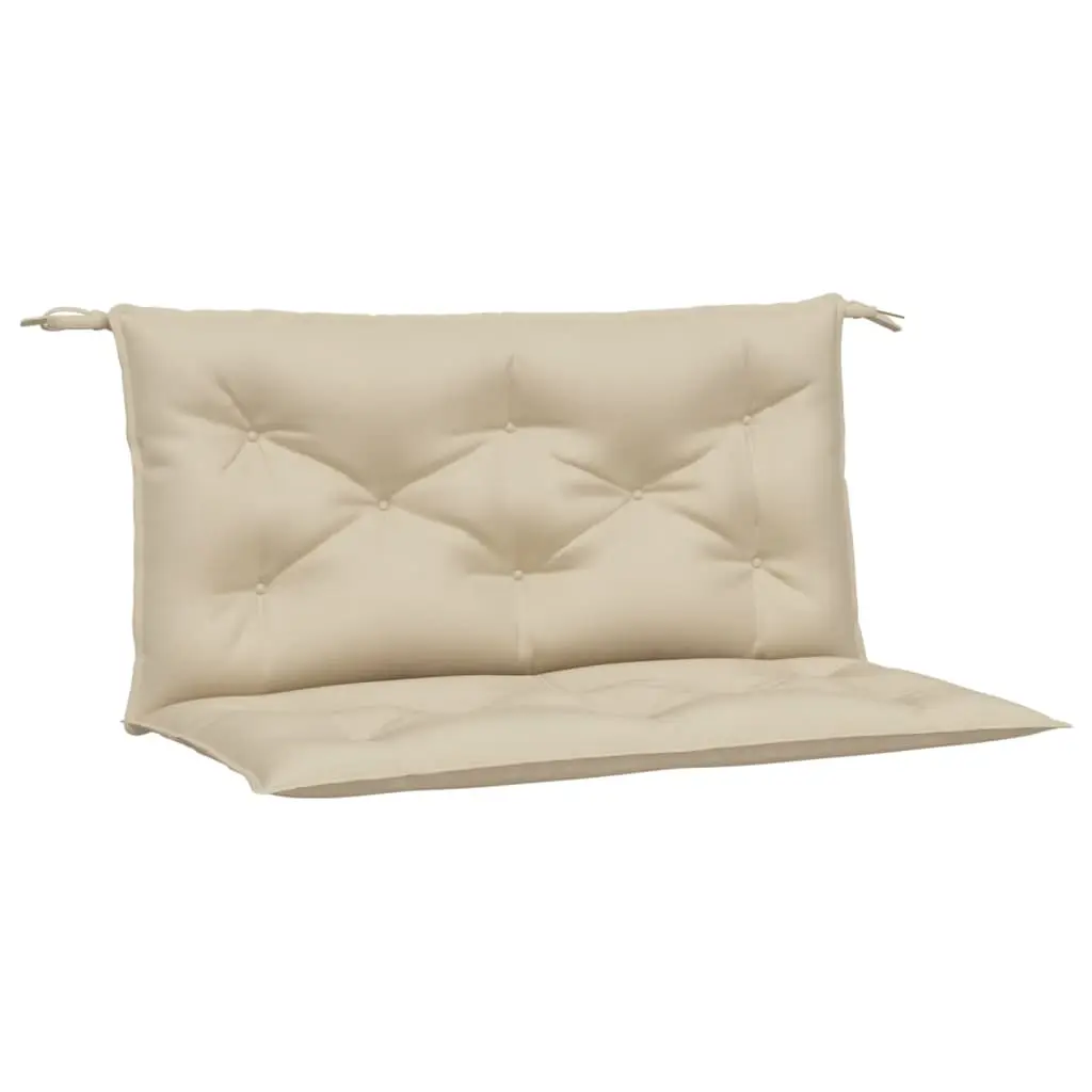 Coussins de banc jardin lot de 2 | Coussins d’extérieur beige 100x50x7 cm tissu Oxford Maison Chic