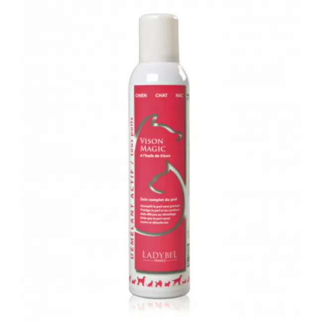 Conditionneur soin nourrissant et démêlant Ladybel chien et chat Vison Magic 300 ml